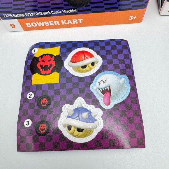 Mario Kart Deluxe Toy Cars Set Of 3 Pink Gold Peach Bowser Donkey Kong Figures - Picture 11 of 12